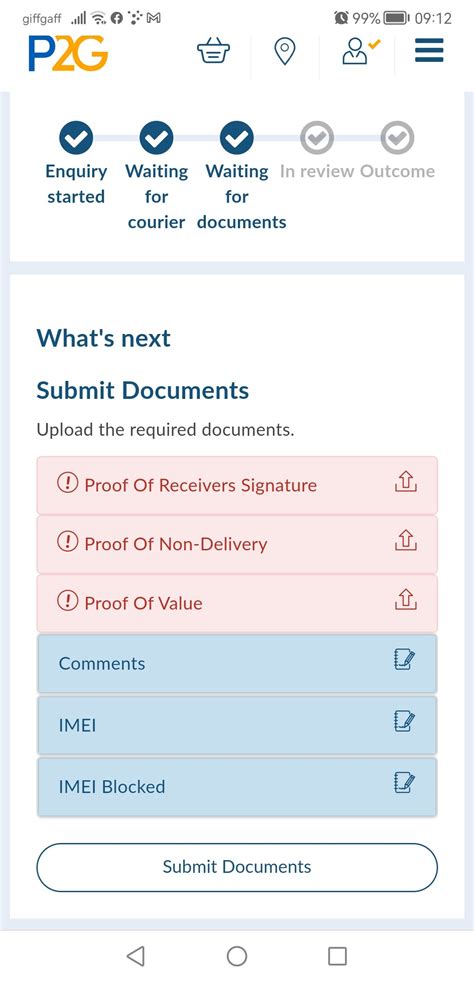 parcel2go problems.